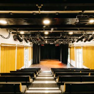 Theatre View from Box with Lights - King Alfred Phoenix Theatre