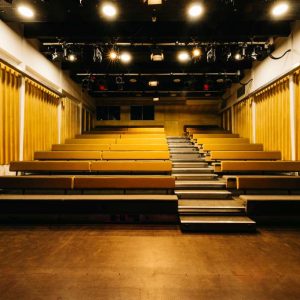 Theatre View from Stage with Lights - King Alfred Phoenix Theatre